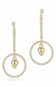 Circle Drop Earrings