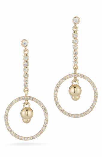 Circle Drop Earrings