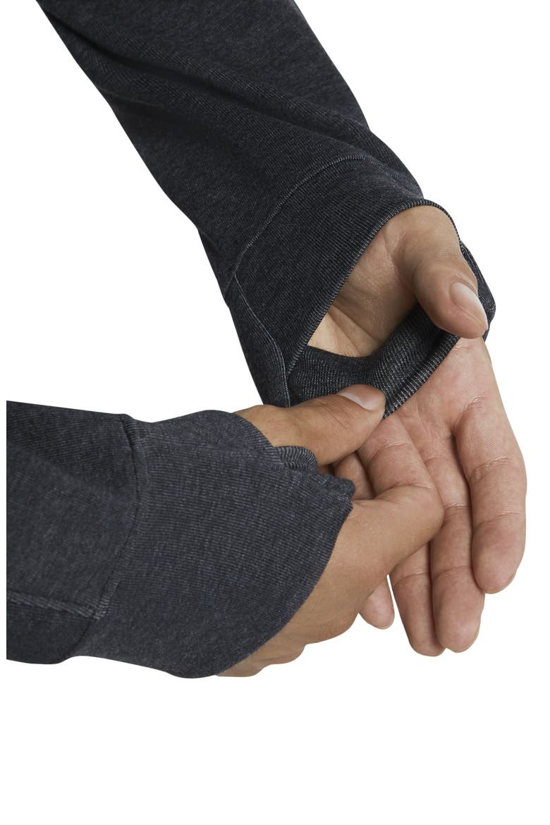 Dri-FIT Long Sleeve Funnel Neck Training Shirt, Alternate, color, BLACK/ BLACK