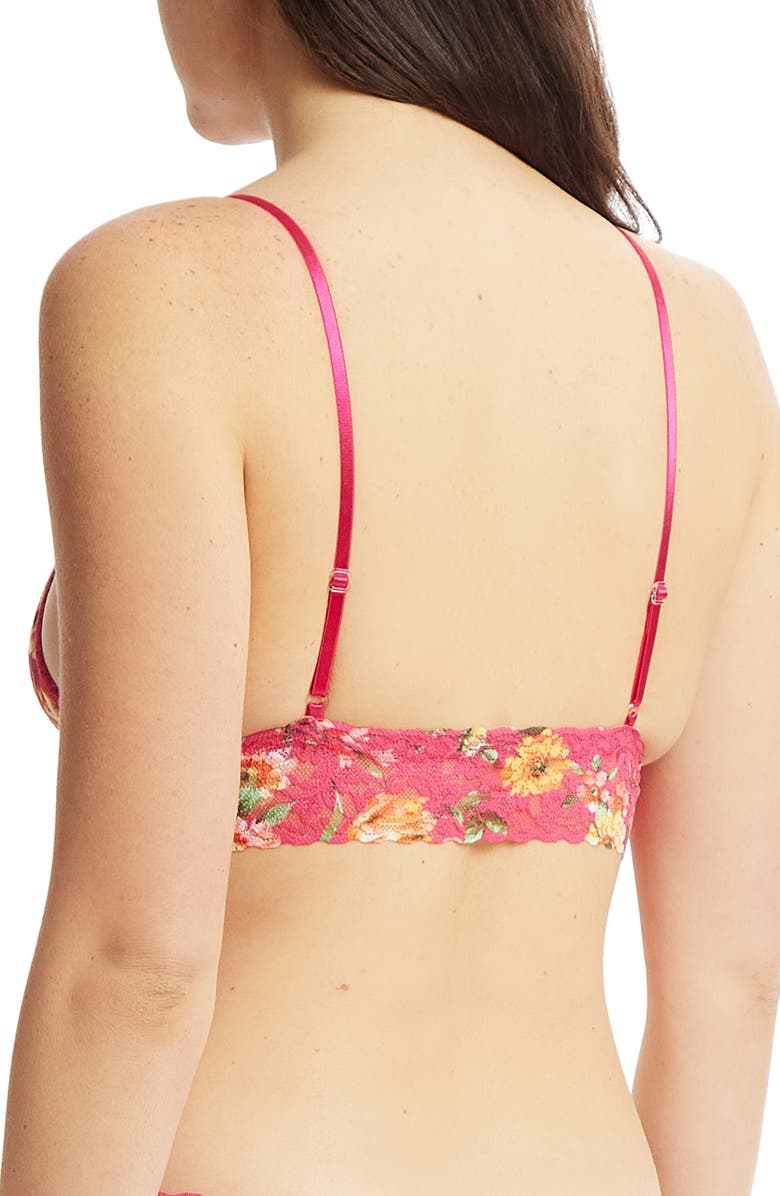 Hanky Panky Padded Lace Bralette, Alternate, color, La Vida Loca