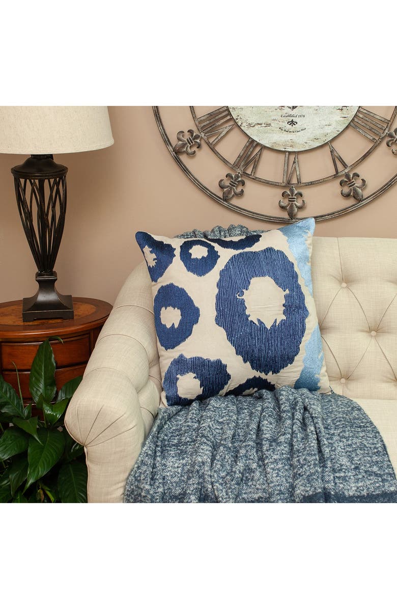 PARKLAND COLLECTION Clove Transitional Beige Throw Pillow, Alternate, color, Beige