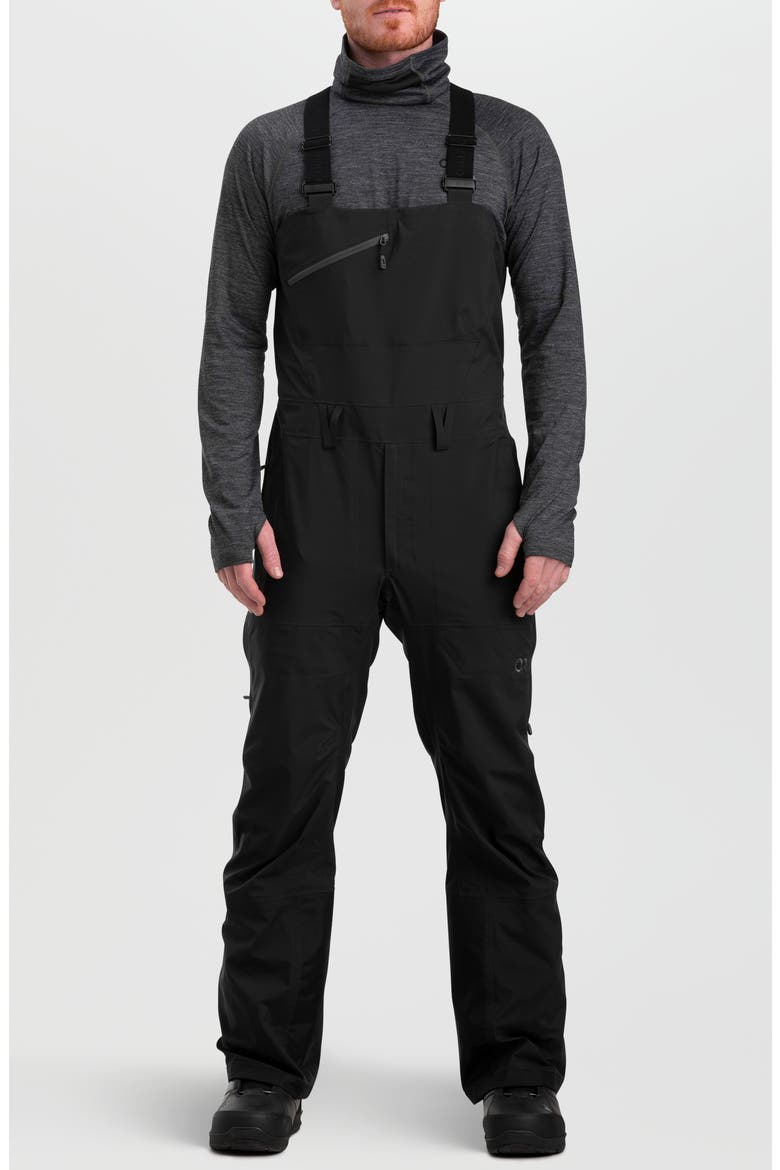 Carbide Performance Bib Snow Pants, Main, color, SOLID BLACK