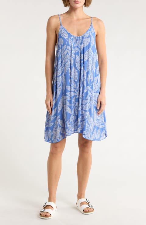 Printed Cover-Up Dress