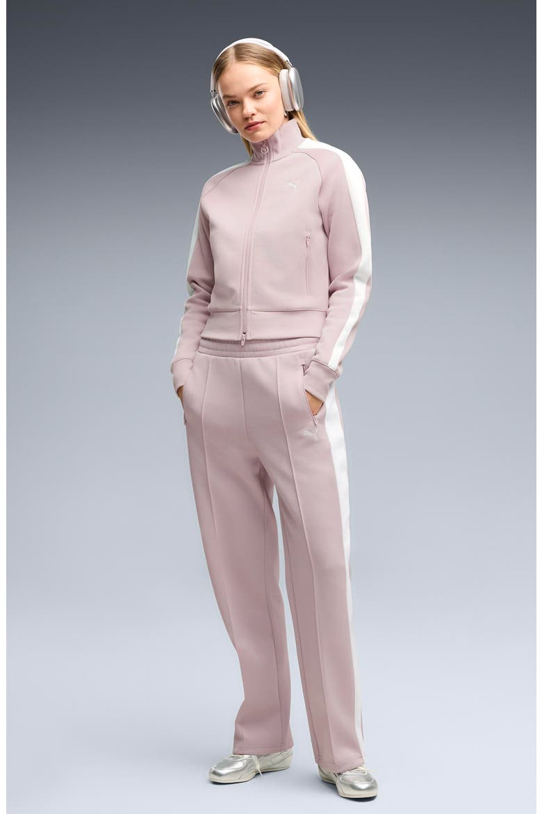 T7 Always On Short Track Jacket, Alternate, color, MISTY PINK