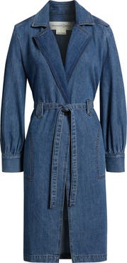 Treasure & Bond Denim Trench Coat