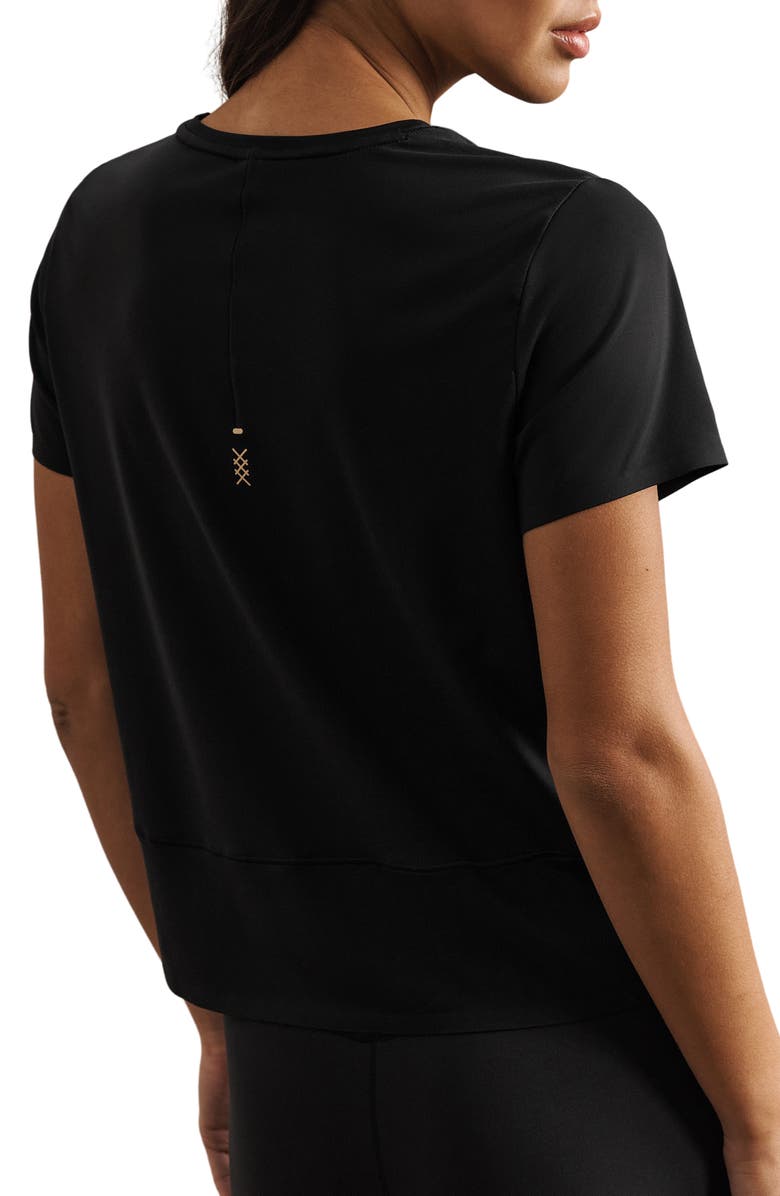 Rhone Serene Performance T-Shirt, Alternate, color, Pure Black