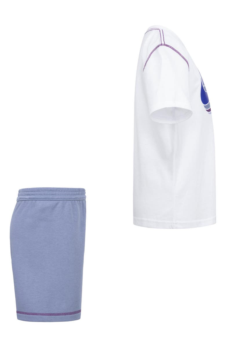 Nike Kids' Swoosh Graphic T-Shirt & Knit Cargo Shorts Set, Alternate, color, 