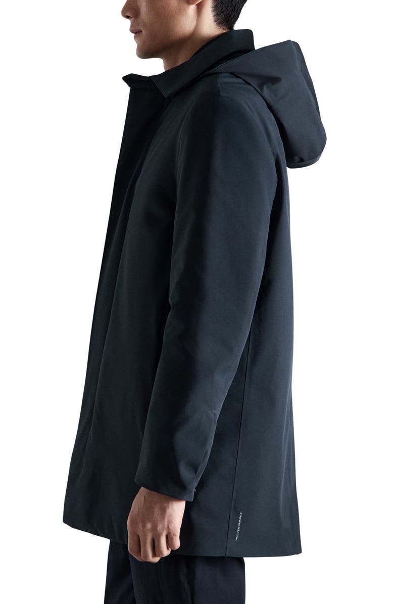 MANGO Packable Parka, Alternate, color, Navy