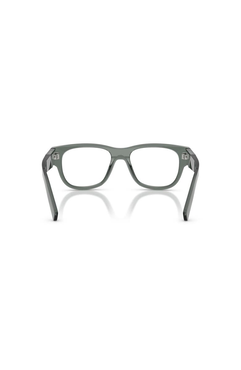 Prada 53mm Square optical glasses, Alternate, color, Grey