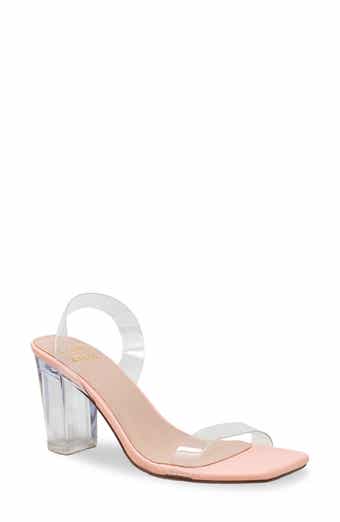 Chase Slingback Lucite Block Heel Sandal