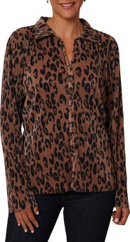 CYRUS Plissé Button-Up Shirt