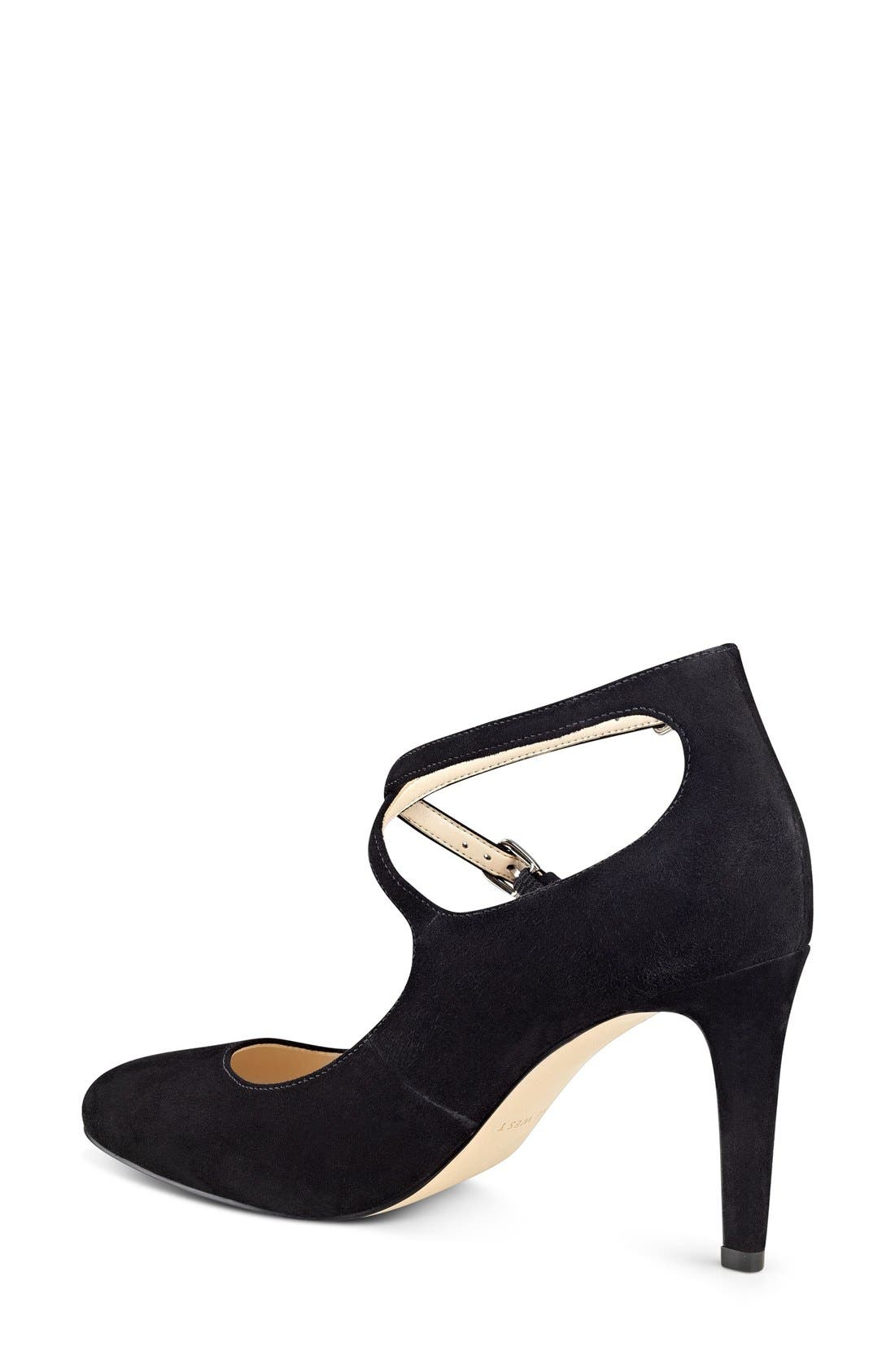 Nine West 'Hannley' Double Strap Pump, Alternate, color, 