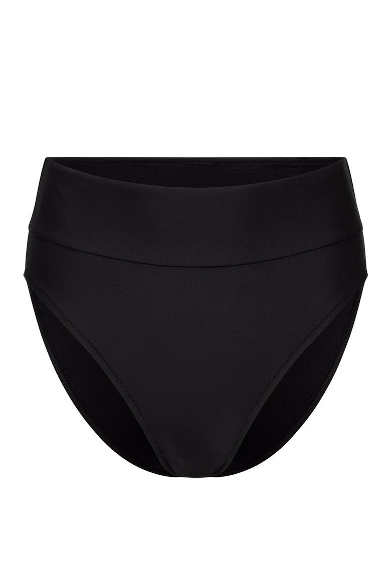 Perry Swimwear High Waisted Bottom, Alternate, color, Black