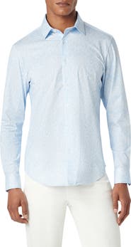 Bugatchi James OoohCotton® Abstract Print Button-Up Shirt