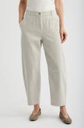 Eileen Fisher Stretch Organic Cotton Corduroy Arch Wide Leg Ankle Pants