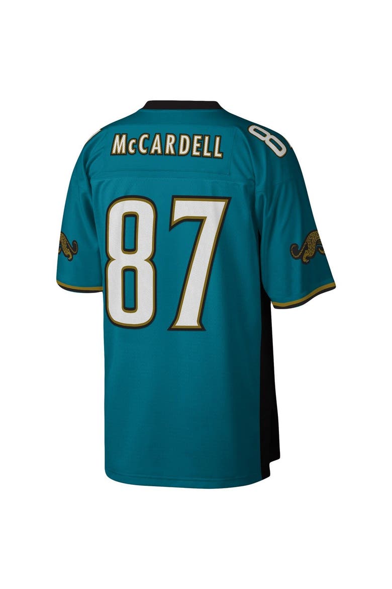 Men's Mitchell & Ness Keenan McCardell Teal Jacksonville Jaguars Legacy Replica Jersey, Alternate, color, Teal