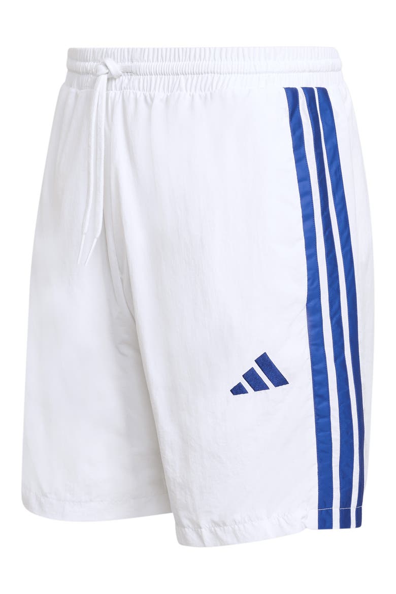 Chelsea Essentials 3-Stripes Shorts, Alternate, color, WHITE/ INK/ INK/ INK