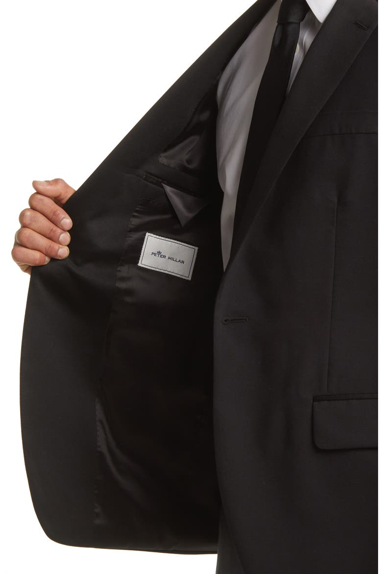 Classic Fit Black Wool Tuxedo, Alternate, color, BLACK