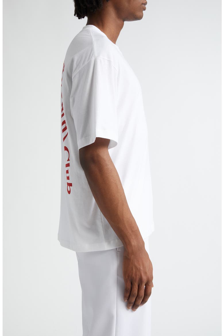 Back Logo Organic Cotton Graphic T-Shirt, Alternate, color, WHITE
