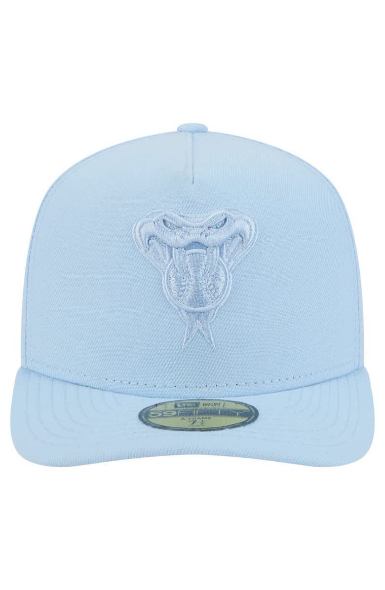 New Era Men's New Era Light Blue Arizona Diamondbacks Color Pack A-Frame 59FIFTY Fitted Hat, Alternate, color, Light Blue