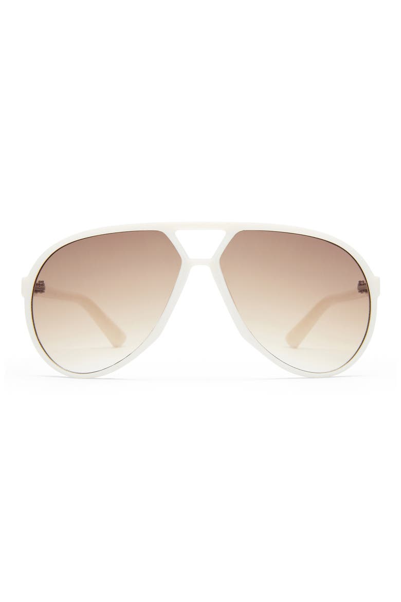 Skyveil Aviator Sunglasses, Main, color, IVORY