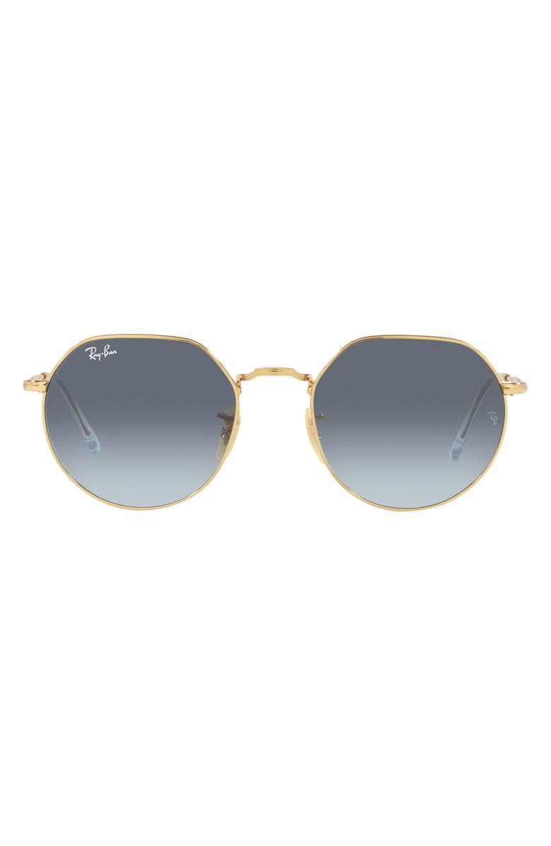 Ray-Ban 51mm Gradient Geometric Sunglasses, Main, color, Arista Blue