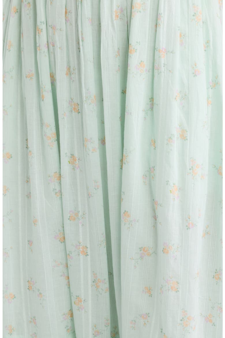 Lyssara Smocked Waist Maxi Dress, Alternate, color, CELADON DRIFT