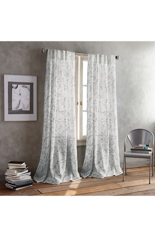 Dkny Promenade Set Of 2 Curtain Panels In Pewter