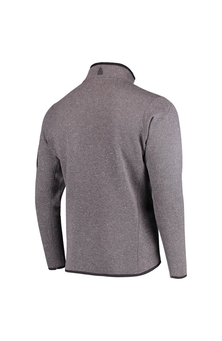 ANTIGUA Men's Antigua Charcoal Washington Huskies Fortune Half-Zip Sweatshirt, Alternate, color, 