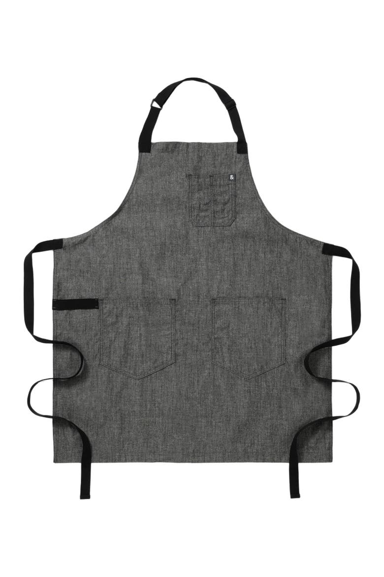 The Essential Apron - Peppercorn Grey, Main, color, Peppercorn