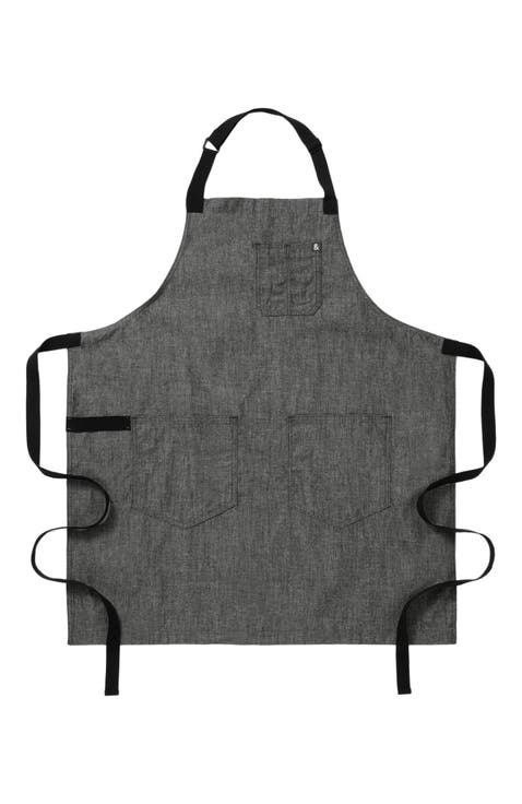 The Essential Apron - Peppercorn Grey