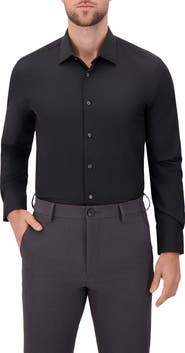 Report Collection Slim Fit 4-Way Stretch Button-Up Shirt