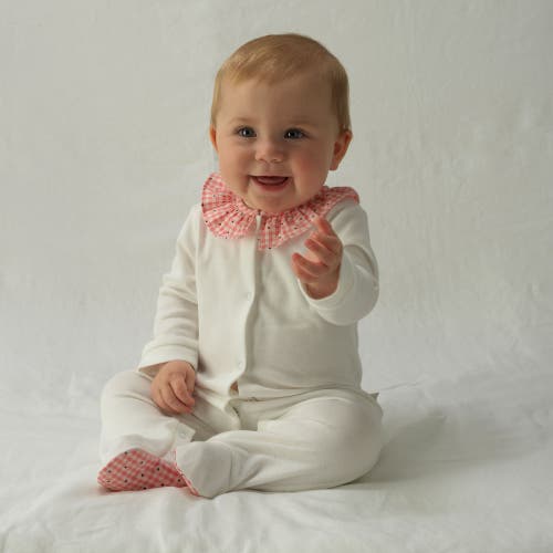 Rachel Riley Gingham Daisy Babygro