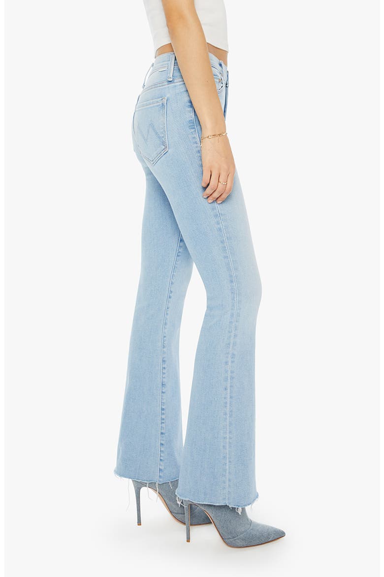 Frayed Flare Jeans, Alternate, color, MOOD RING