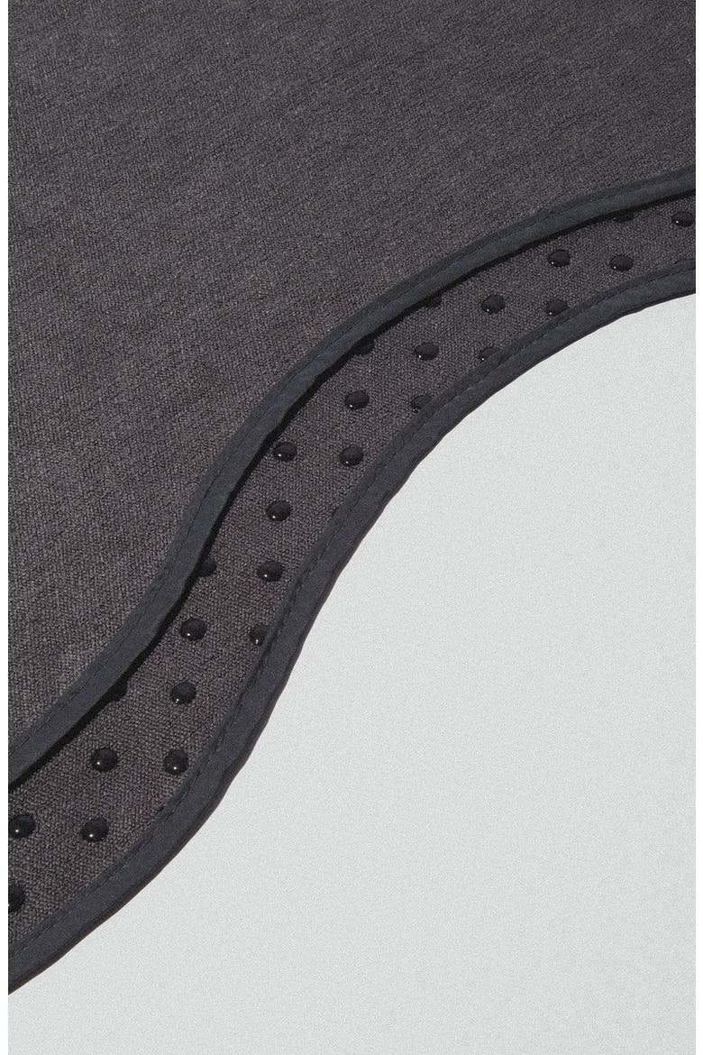 Wavy Mat Towel, Alternate, color, Charcoal