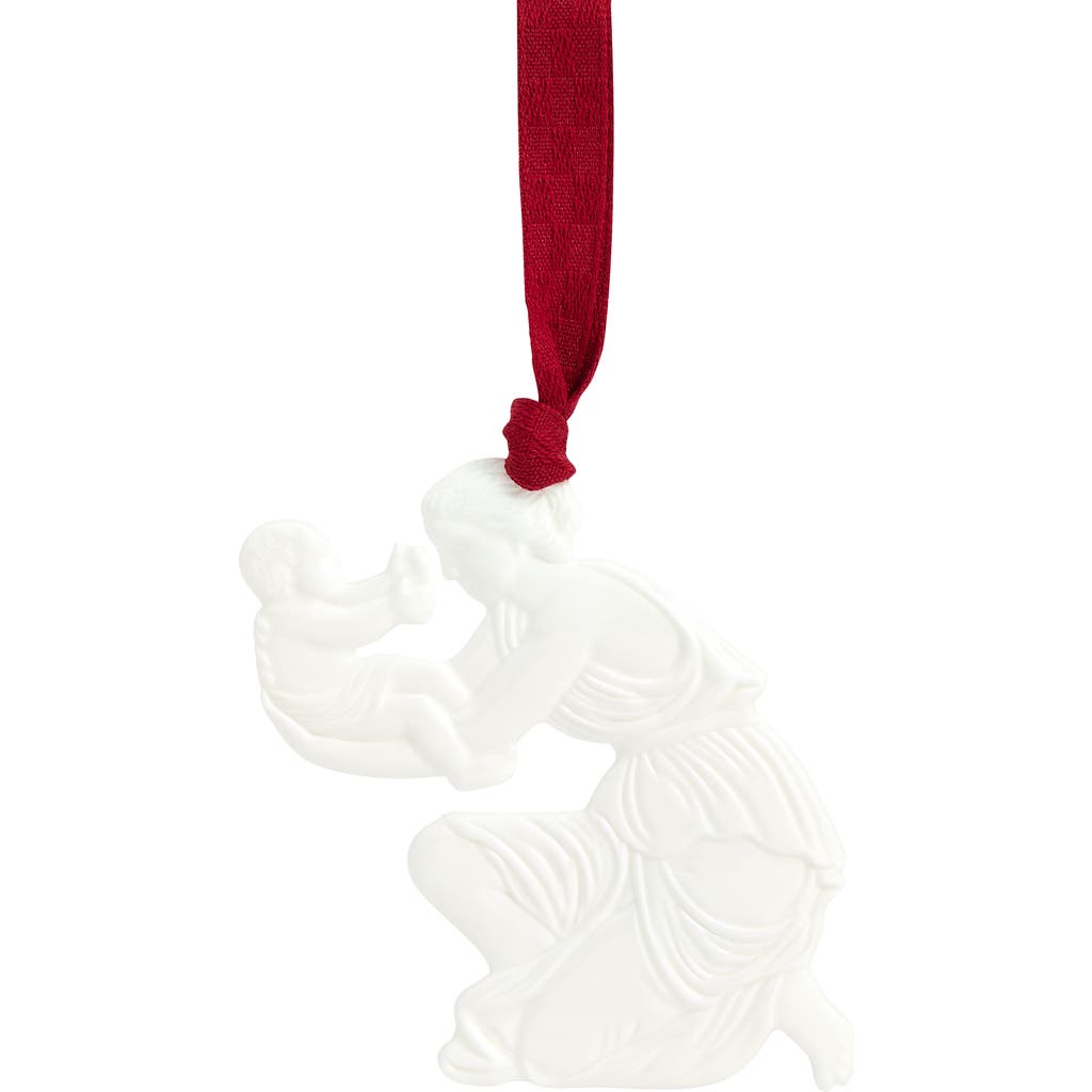 Wedgwood Festive Joy Bone China Ornament In White