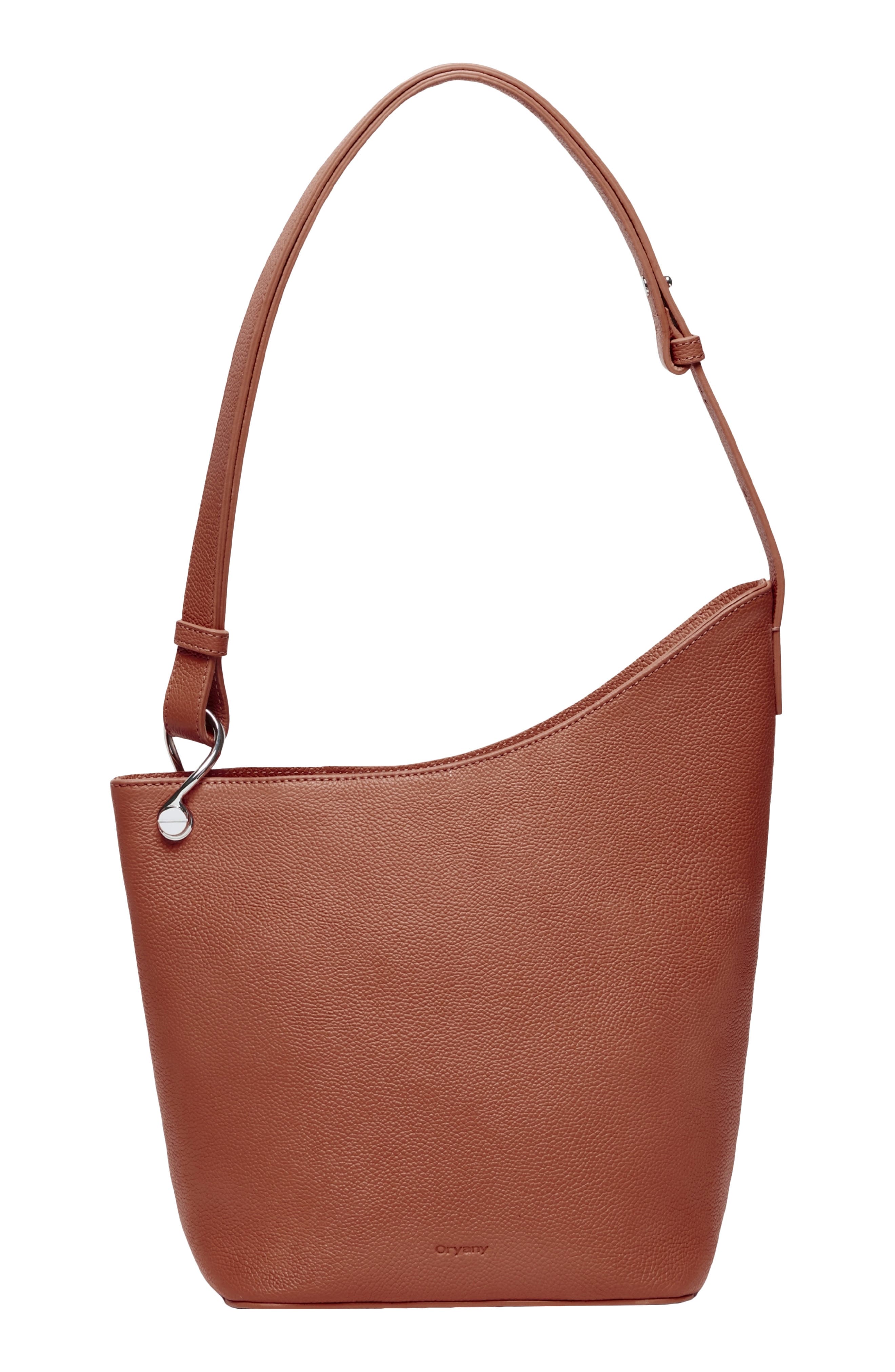 Sage Bucket Shoulder Bag, Alternate, color, COGNAC