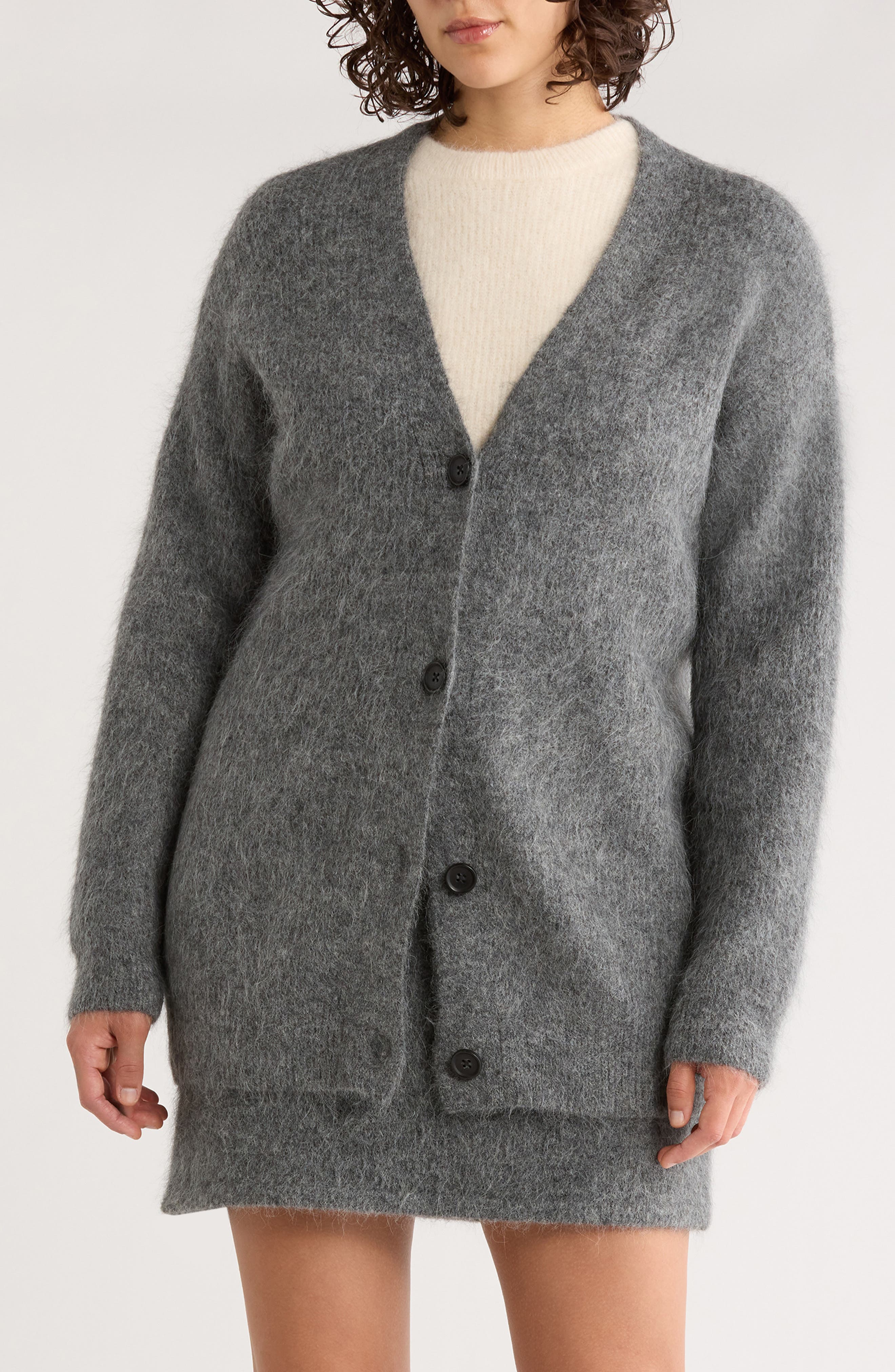 Suri Oversize Alpaca Blend Cardigan