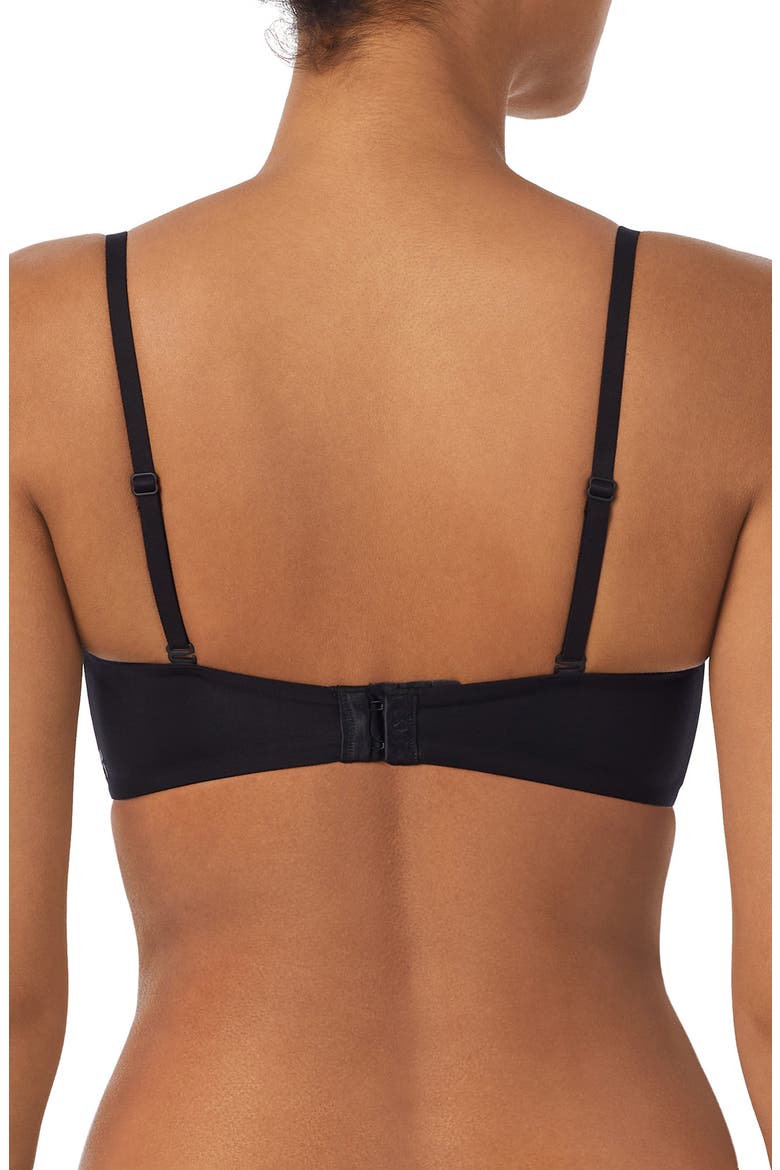 Smooth Strapless Underwire Push-Up Bra, Alternate, color, BLACK