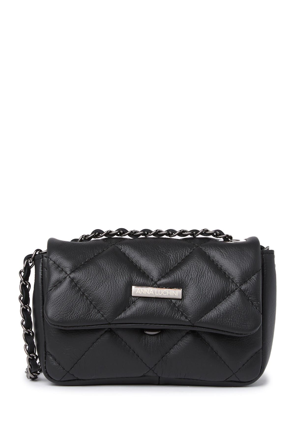 ANNA LUCHINI Quilted Crossbody Bag, Alternate, color, 
