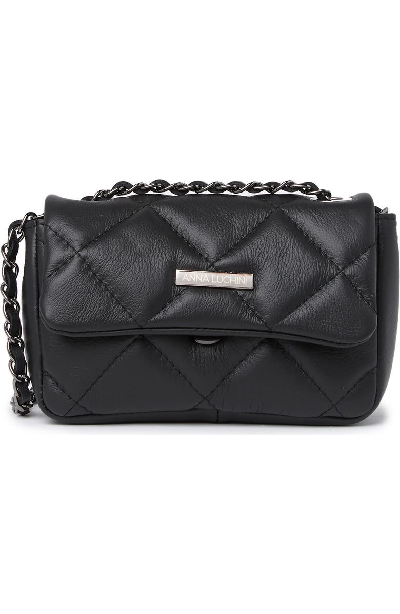 ANNA LUCHINI Quilted Crossbody Bag, Alternate, color,