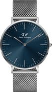 Daniel Wellington Classic Mesh Strap Watch, 40mm