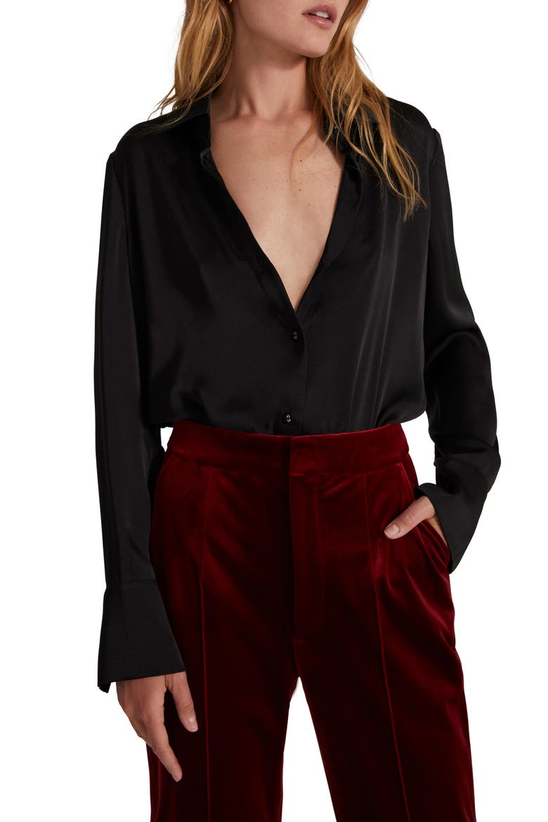 The Take Me Seriously Bodysuit, Main, color, BLACK