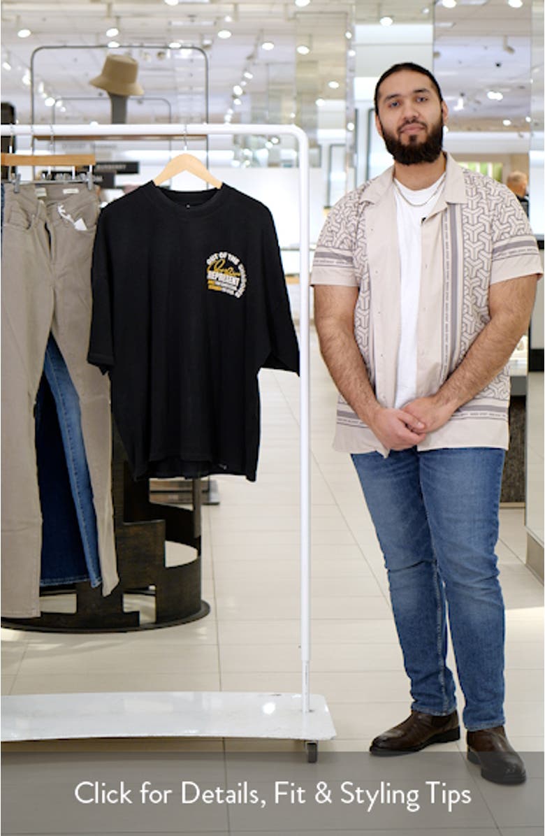 Out of the Shadows Cotton Graphic T-Shirt, sales video thumbnail