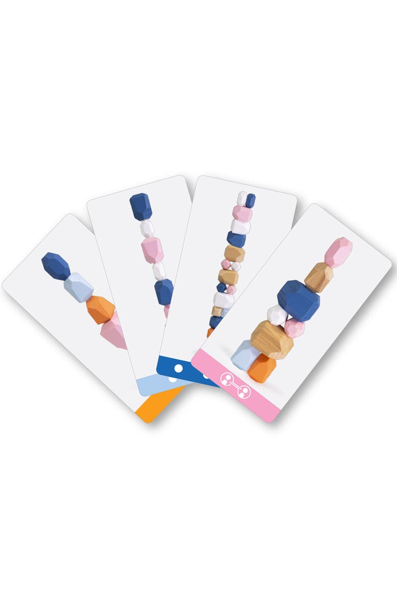 Ambassador Games Mindful Living Stacking Stones Tower Building Game, Alternate, color, Multicolored