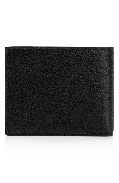 Christian Louboutin Coolcard Leather Bifold Wallet In Black