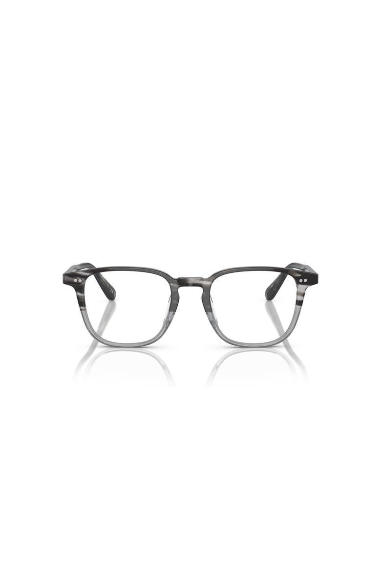Oliver Peoples 48mm Rectangle optical glasses, Alternate, color, Grey