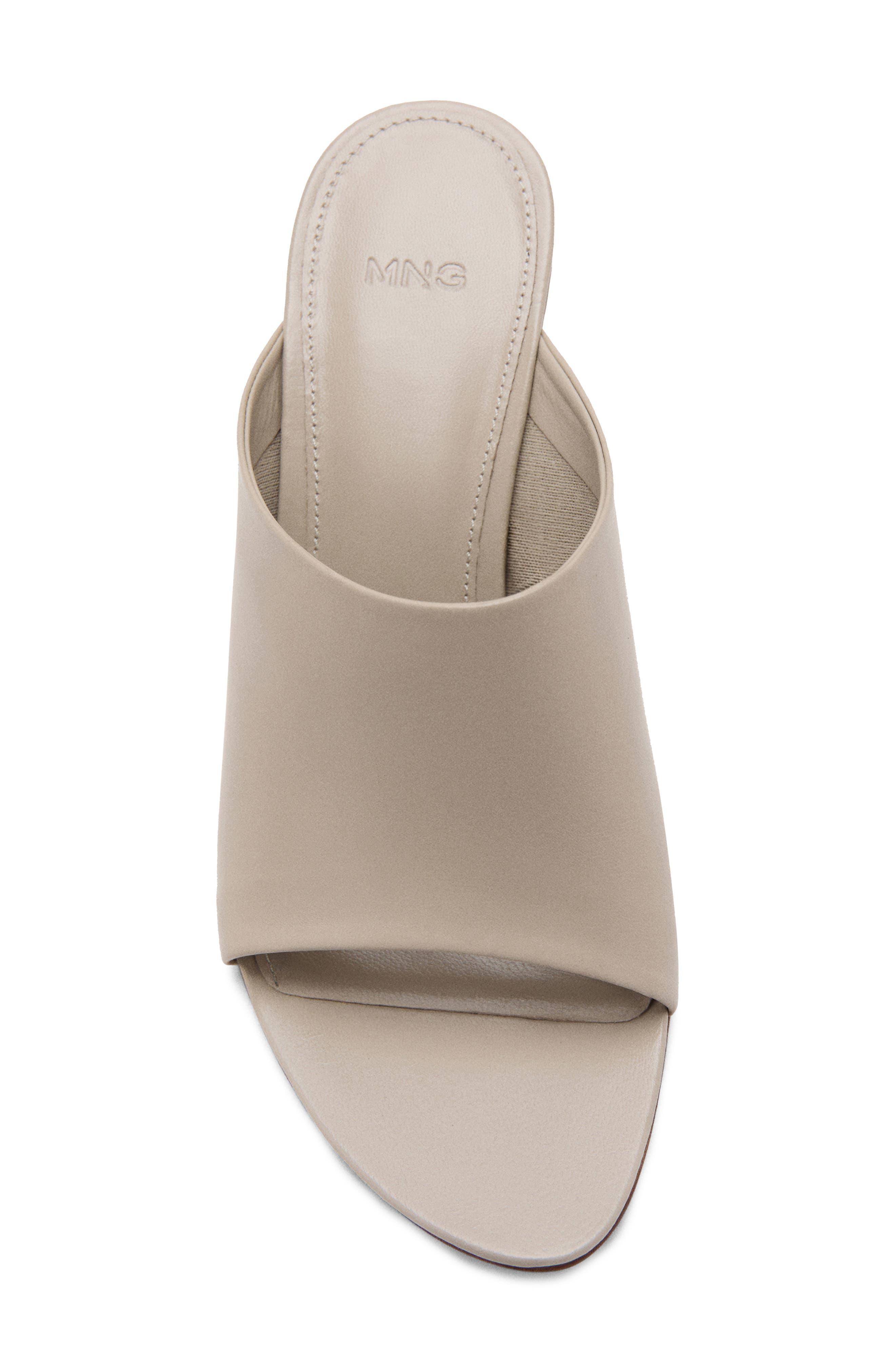 MANGO Wedge Slide Sandal, Alternate, color, Grey