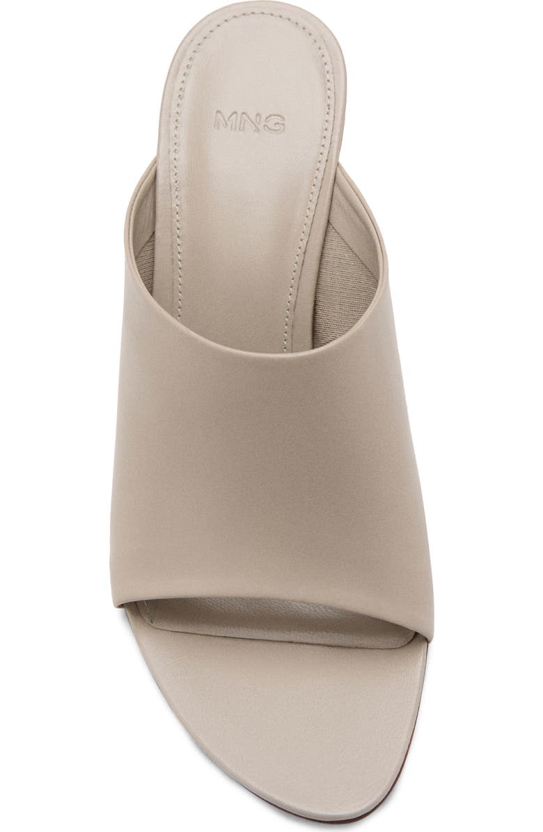 MANGO Wedge Slide Sandal, Alternate, color, Grey