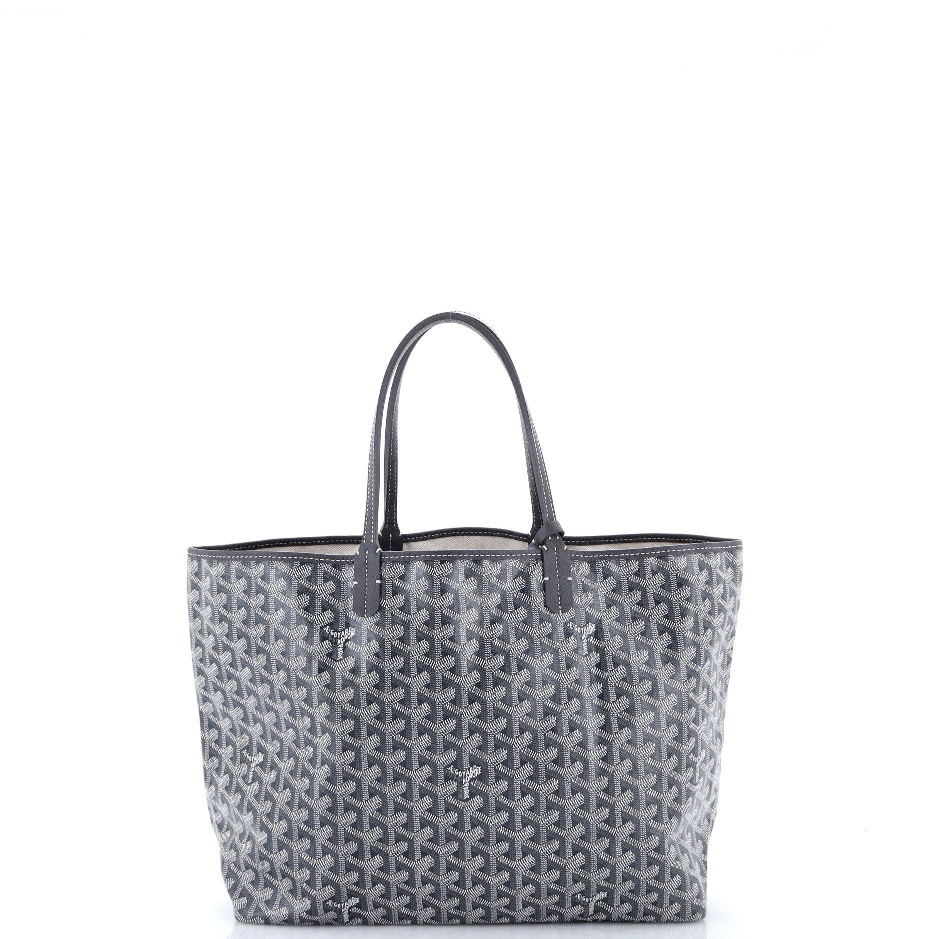 Saint Louis Tote Printed Coated Canvas PM, Alternate, color, Grey